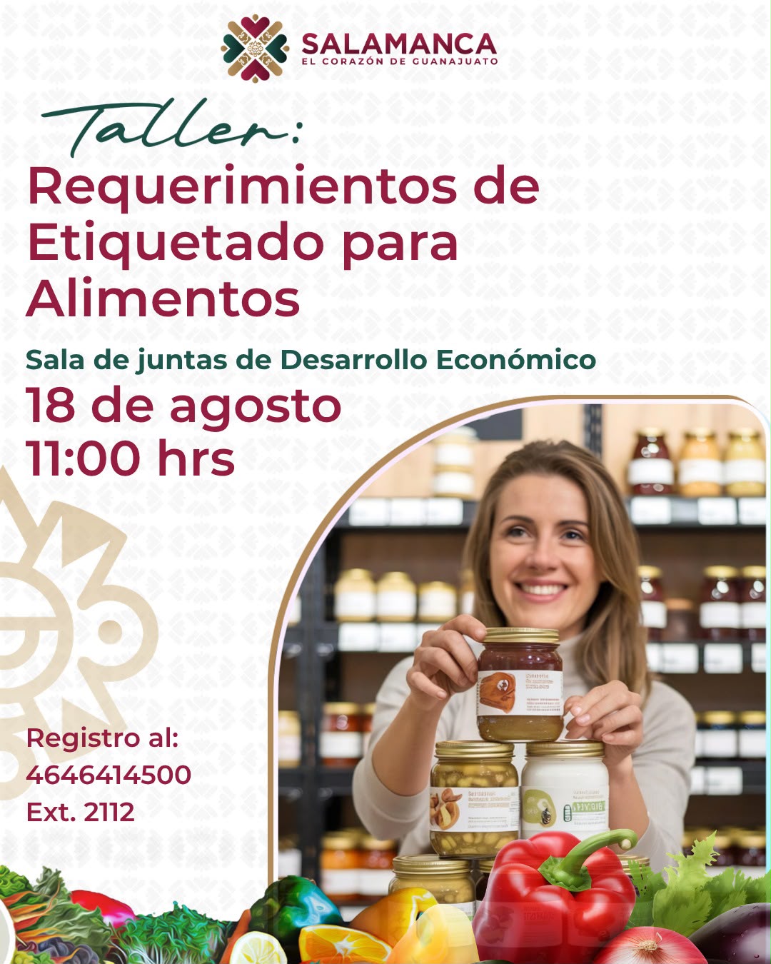 Evento Requerimientos para etiquetado de alimentos